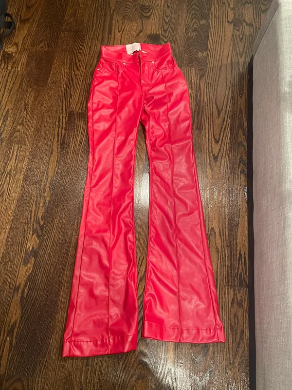 Revice Denim Red  Pants/ Venus Flared - Image 4