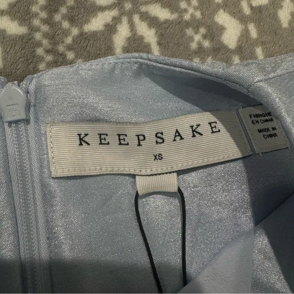 NWT Keepsake Let Me Be Dress Pale Blue XS Coquette‎ Romantic Feminine Soft Girl - Image 6