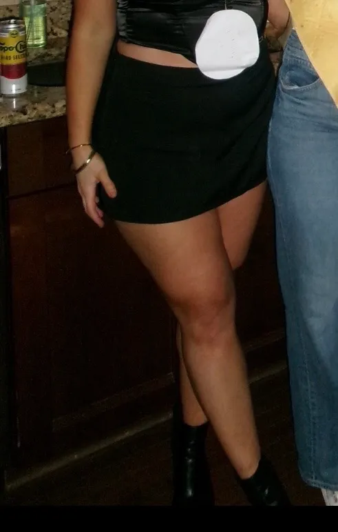 Black mini skirt Size L - Image 2
