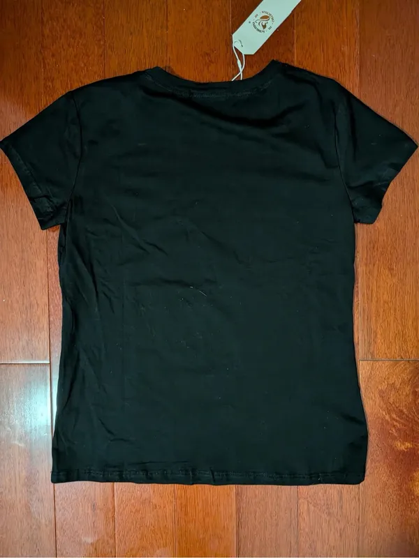 Women's Black 'Paris' Eiffel Tower Graphic Tee Size undefined - Image 4