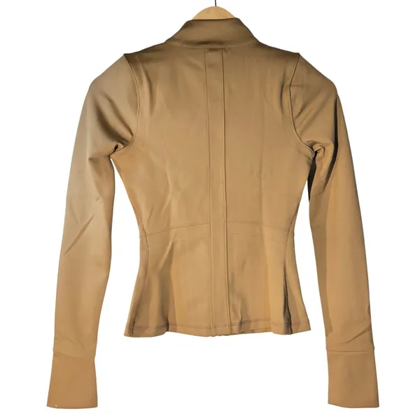 Girlfriend Collective Parker Seamed Jacket Sepia Brown‎ XS 6230-SEP-XS NWT - Image 2