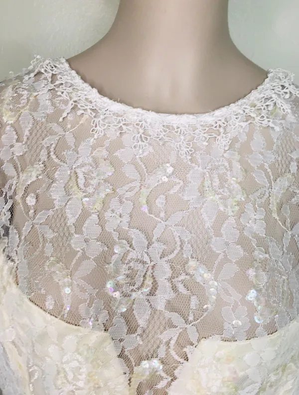 Jessica McClintock Vintage Gunne Sax Wedding Dress - Image 9