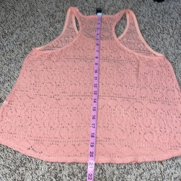 5/$30 🎈 Windsor small pink lace‎ knit tank top - Image 4