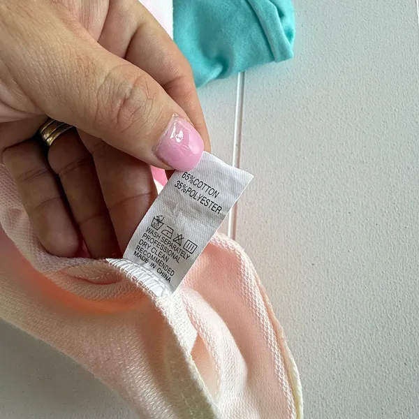 Boutique Womens Medium Pastel Tie Dye Crop Hoodie Lightweight - Image 4