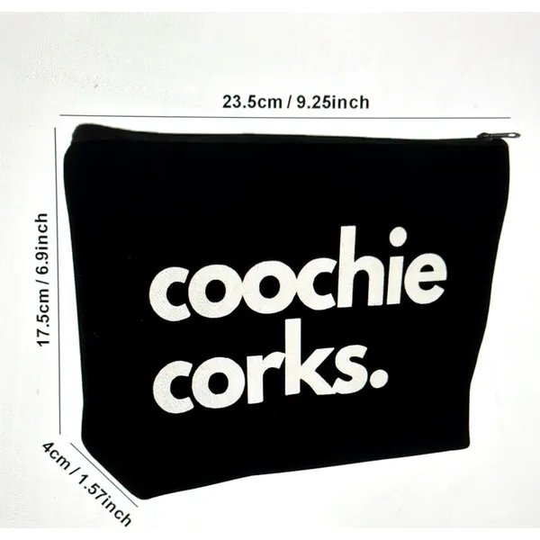 Canvas Chic Tampon Makeup Drug Receipts Storage Bag - Image 7