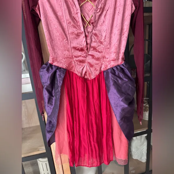 Hocus Pocus halloween costume dress Sarah Sanderson cosplay witch spirit disney - Image 6