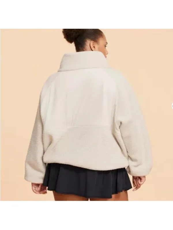 Blogilates Campfire Fleece Sherpa Jacket size XL - Image 2