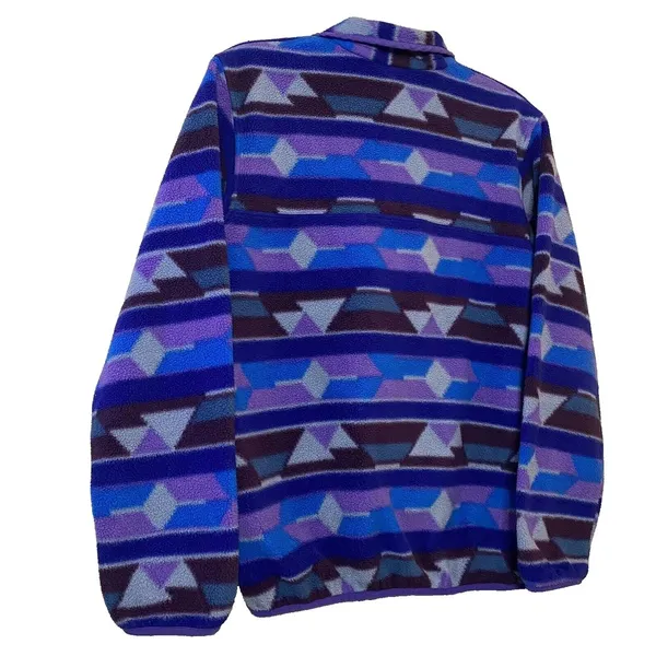 Patagonia Synchilla Multicolor Geometric‎ Aztec Fleece Pullover Jacket Sz XS - Image 8
