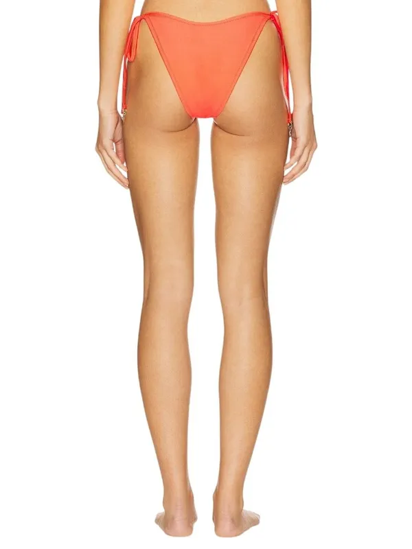 Kulani Kinis Ring Cheeky Tie Bikini Bottom in Amber Glow Medium New Womens - Image 3
