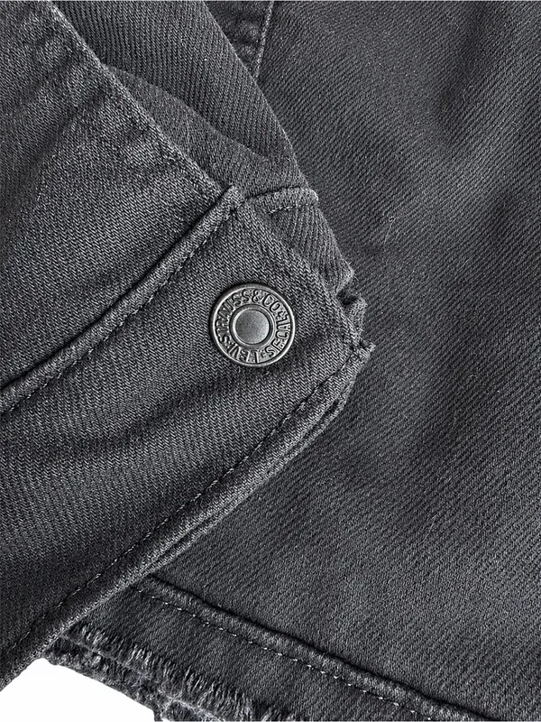 Levi's Original Denim Black Trucker Sherpa Jacket XS - Image 7
