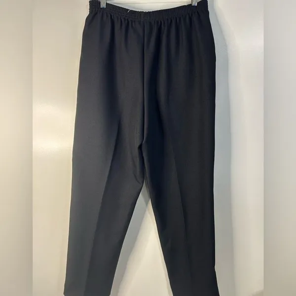 Alfred Dunner Black Pants Women's Size 10 New With Tags Classic Office Career - Image 6