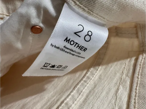 MOTHER Sz 28 The Bees Knees Rambler Zip Ankle Jeans Carpenter Style - Image 7
