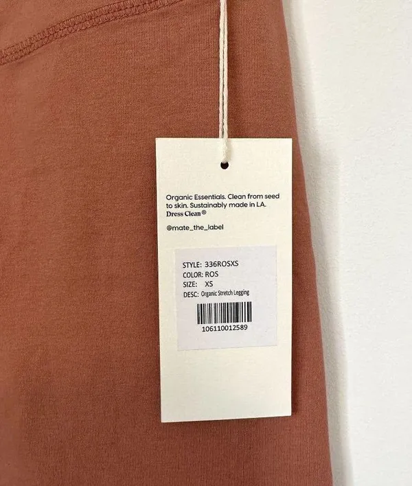 NWT MATE the Label Rose Organic Stretch Legging - Size XS - Image 4