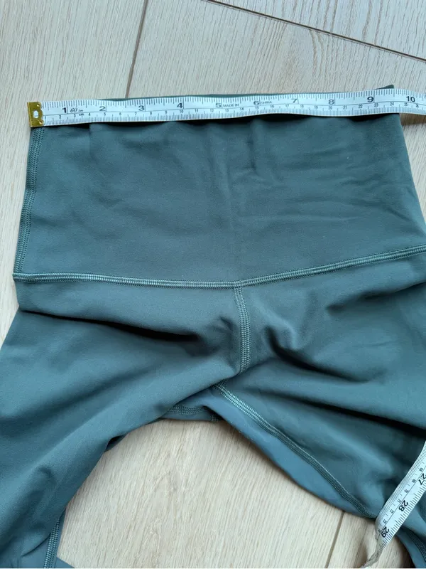 Lululemon Align High-Rise Pant 25" Dark Forest Sage Green Size 2 - Image 11