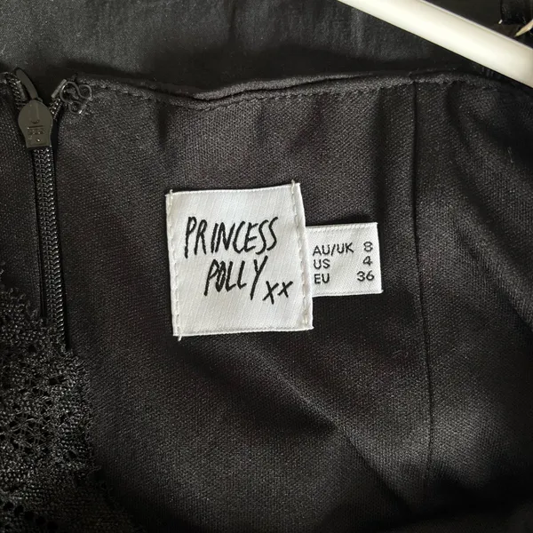 Princess Polly Maple Mae Black Lace Mini Dress - Image 6