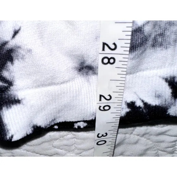 Zyia Active Womens Size XL Black White Tie Dye Print Sleeveless Tank Top - Image 7