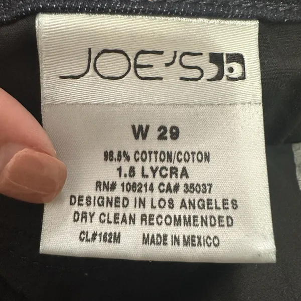 JOES Jeans Womens Size 29 Blue Petite Flare The Provocateur Denim‎ Dark Wash - Image 6