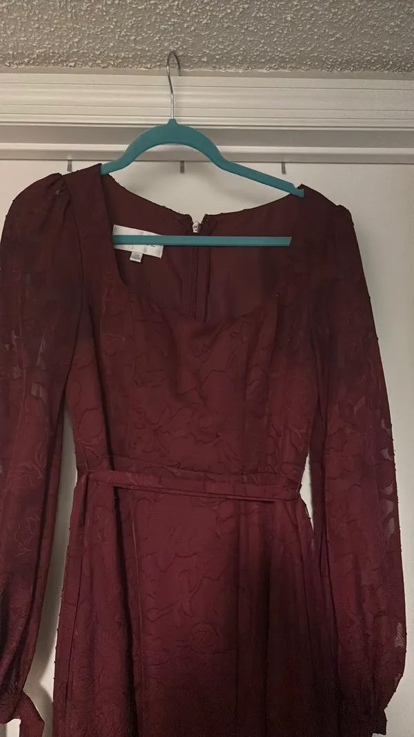Azazie Wine Purple Dress - Image 6