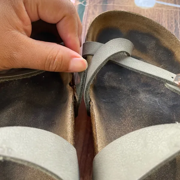 Birkenstock Olive Double Strap Sandals - Image 6