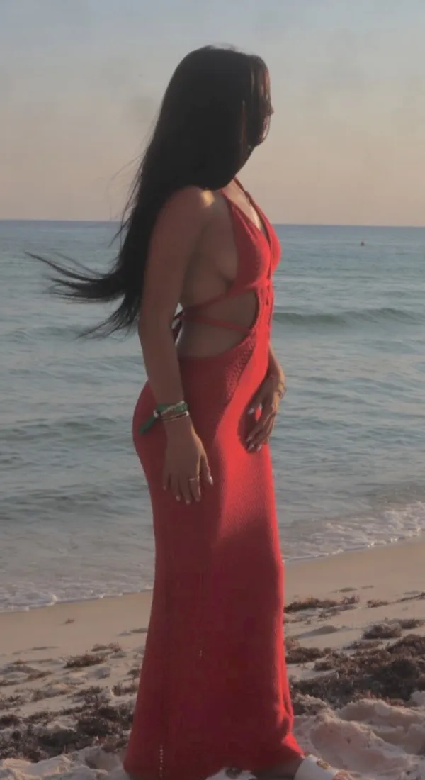 Babyboo Maxi Dress Red - Image 3