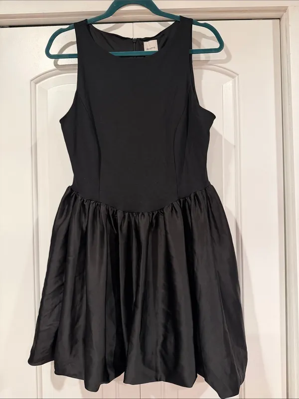 Anthropologie Maeve Black Sleeveless Mini bubble‎ Dress small NWT - Image 2