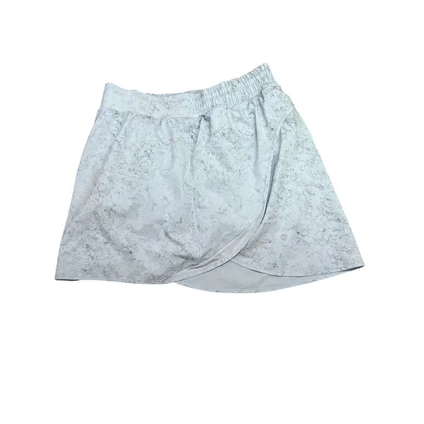 Lululemon Hotty Hot High-Rise Skirt Long Gravel Dust Pastel Blue Size 12 - Image 2