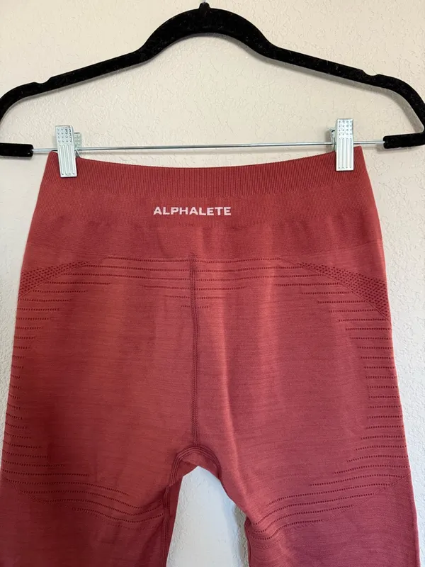 NEW Alphalete Revive Leggings High Rise Compression Gym Athletic Workout NWT Lrg - Image 3