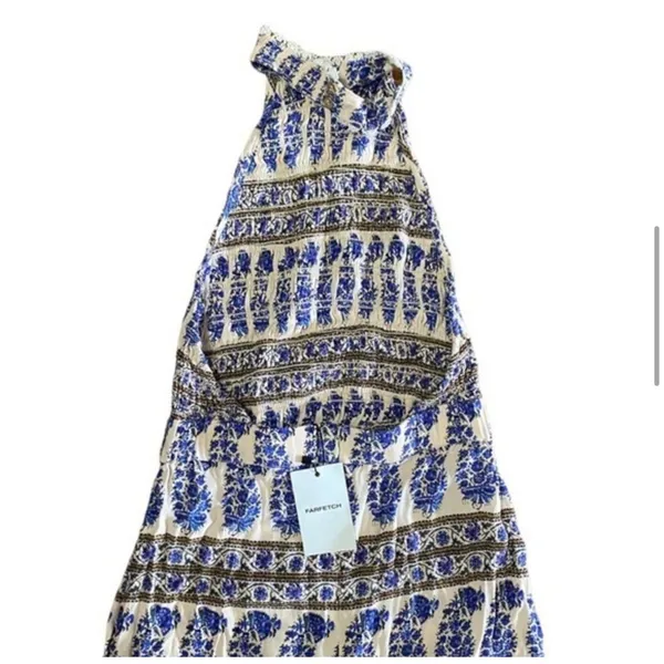 NWT Boteh Lazuli shirred halterneck jumpsuit size 1 - Image 6