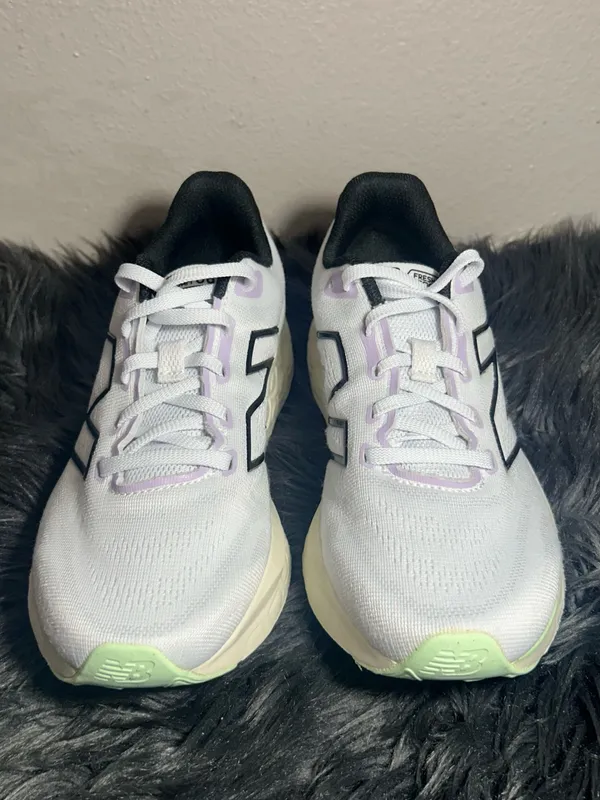 New Balance Fresh Foam 680v8 White Grey Matter Taro Women's Sz 9 Men 7.5 - Image 8