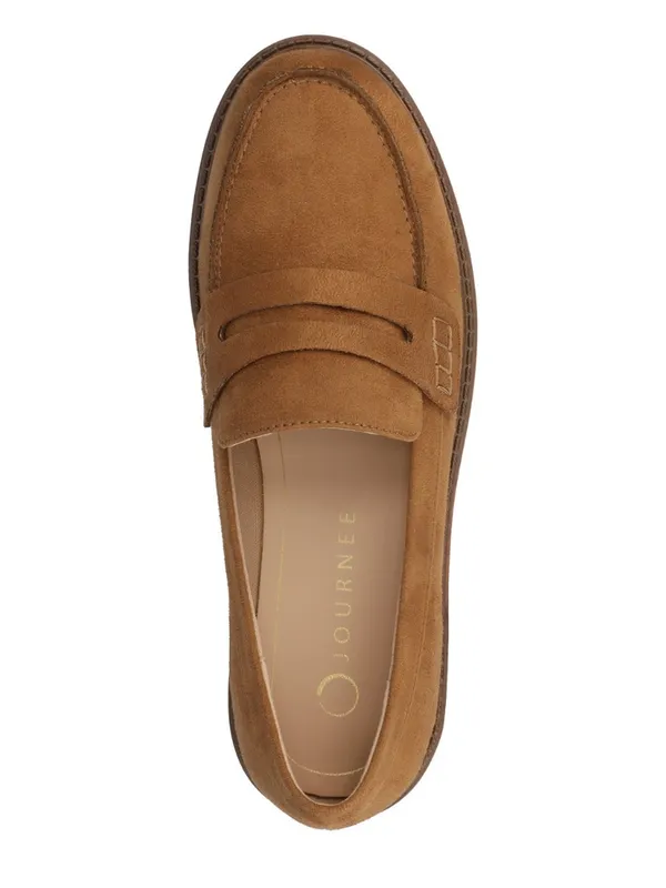 Journee Collection Women's Kenly Lug Sole Loafers- 12M - Image 4