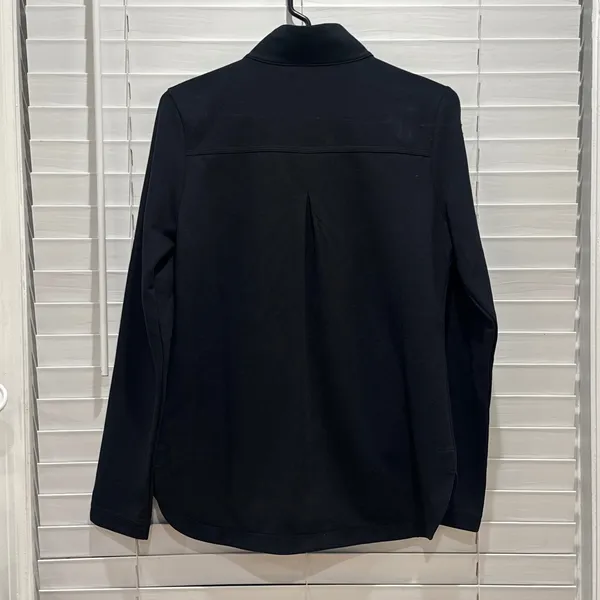 TravisMathew‎ Coveside Jacket Women Small Black NEW TM1LD001 VEG Patch Full Zip - Image 7