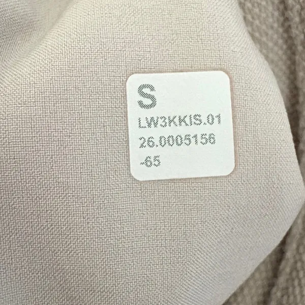 Lululemon Softstreme Pique rack Jacket Small Downtown Tan Cropped Full Zip - Image 9