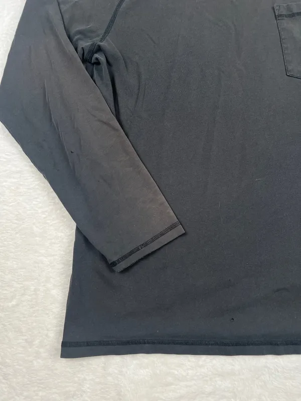 Carhartt Force Delmont Long Sleeve T-Shirt Black Men’s Large Relaxed Fit 100393 - Image 2