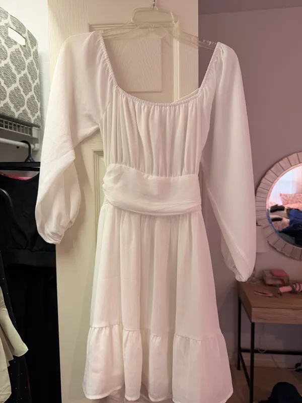 Amazon Dress Mini White - Image 4