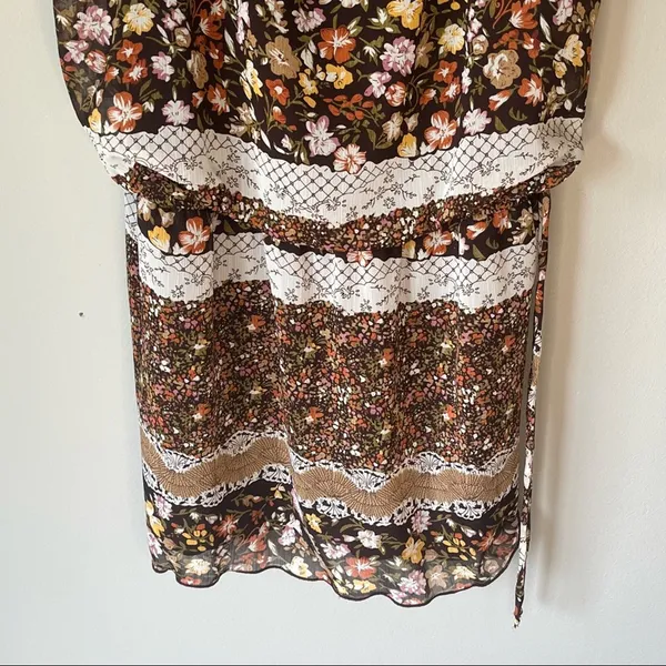 NWT! BCX Brown Patterned Dress Size - Image 7