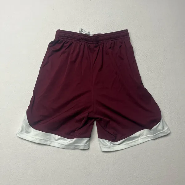 Under Armour Maroon Athletic Shorts Drawstring Men’s Large - Image 6