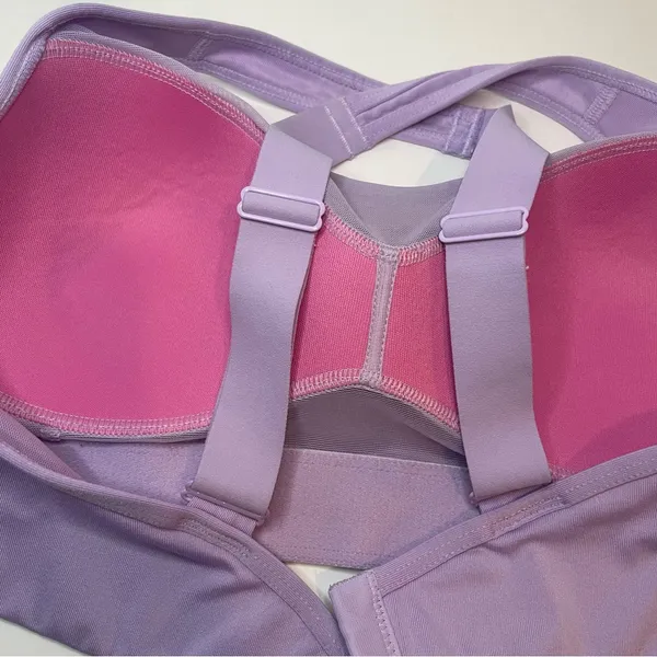 PINK Victoria's Secret Lavender Sports Bra - Image 4