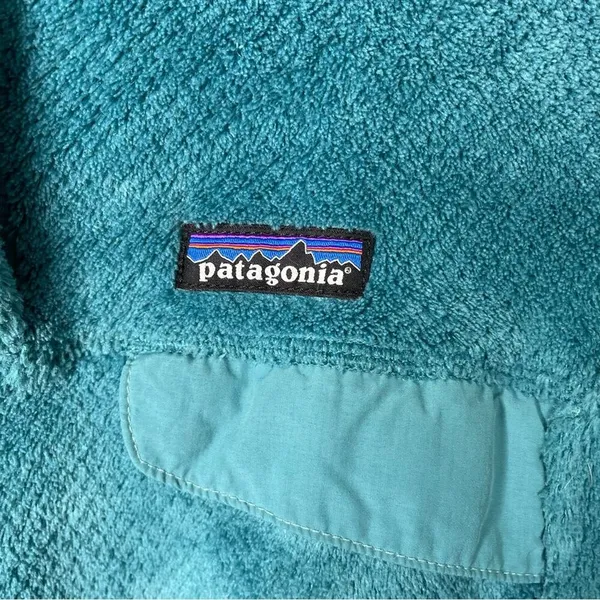 Patagonia snap T‎ fleece pullover teal jacket size small - Image 2