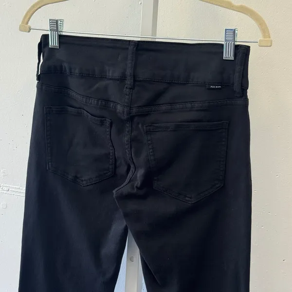 PacSun Low Rise Bootcut Jeans Black Size 25 860BT221090 Grunge Stretch - Image 5