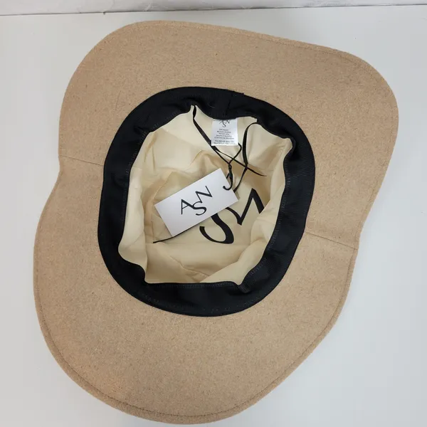 ASN Womens Harper Floppy Hat Tan Felt Packable Wide FabFitFun Boho NEW - Image 2