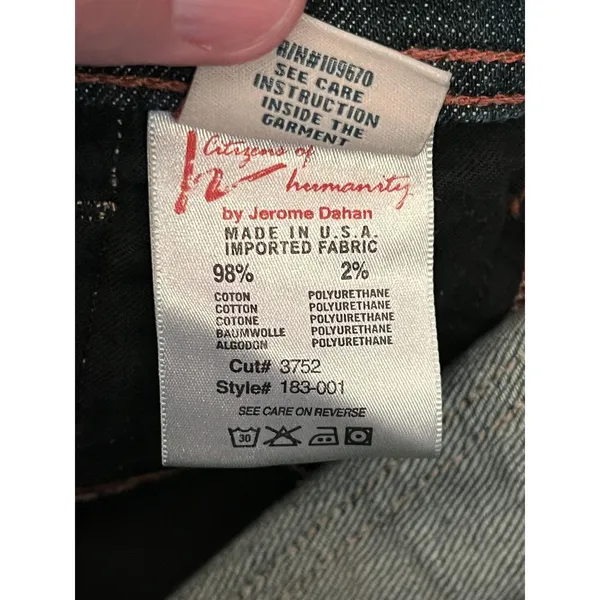Citizens Of Humanity Kelly 183 Low Rise Bootcut Jeans Womens 25 Blue Denim - Image 9