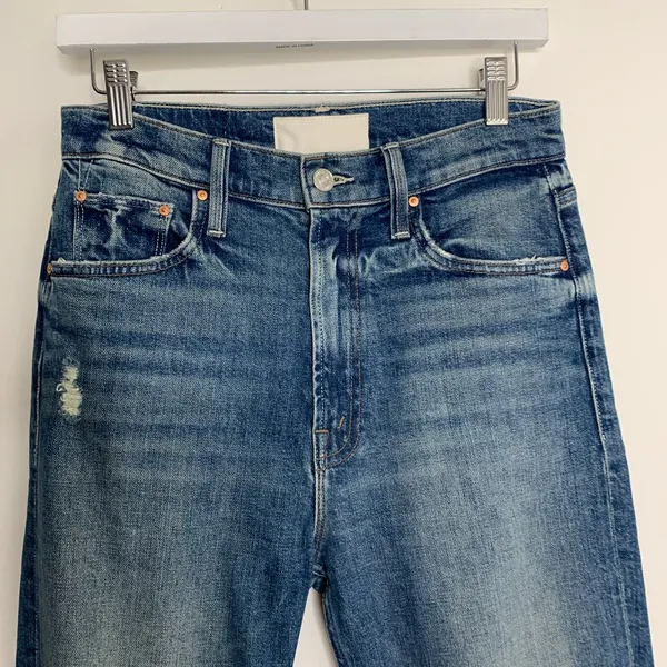 Mother High Waisted Rider Ankle Jeans Far Beyond The Sky Womens Size 27 - Image 10
