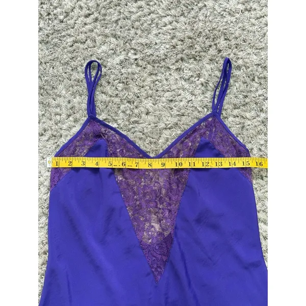 Victorias Secret Y2K Purple Fairy Lace Slip Dress Women’s Size M Gold Tag VTG - Image 6