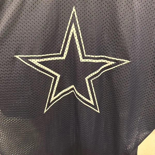 PINK Victoria's Secret Dallas cowboys nfl Navy star Jersey size large! - Image 3