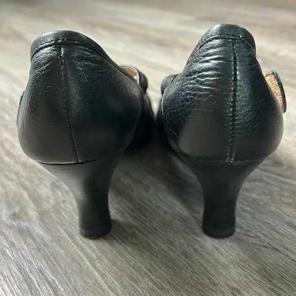 Steve Madden Leather Mary Jane Heels Size 8.5 Medium - Image 5