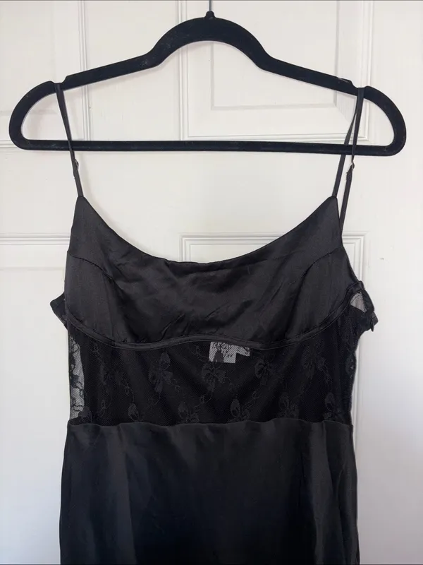 Princess Polly Maybelle Lace Maxi Dress Black Size 10 - Image 5