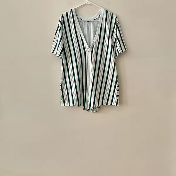 NWOT Free People Movement Hot Shot Printed Tee Romper - Image 7