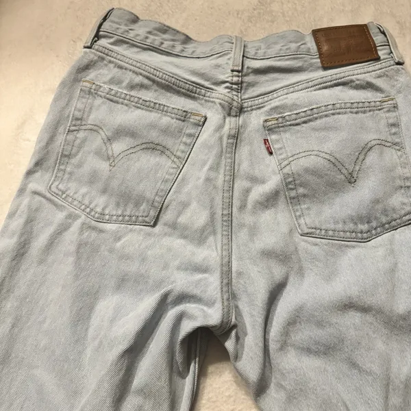 Levi's Waterless Ribcage Straight Ankle Sz 29 - Image 12