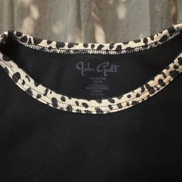 John Galt Brooklyn Brandy Melville Top Black Crop - Image 4