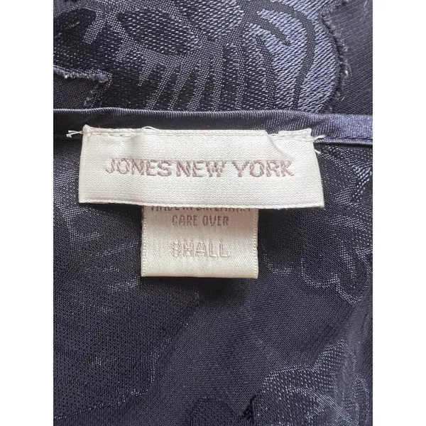 Vintage Jones New York Sexy Slip Dress Lingerie Floral Embroidered Size Small - Image 2